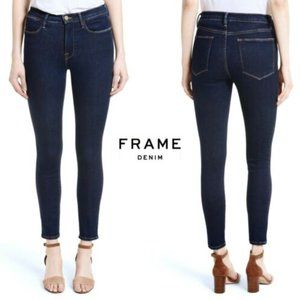 FRAME DENIM LE HIGH SKINNY GROVE STREET JEANS MADE IN USA SZ 24